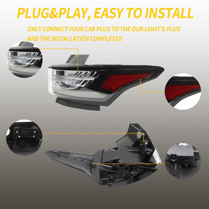 DURAFORCE 2018-2020 Chevy Traverse Right Outer LED Tail Light Redline Package