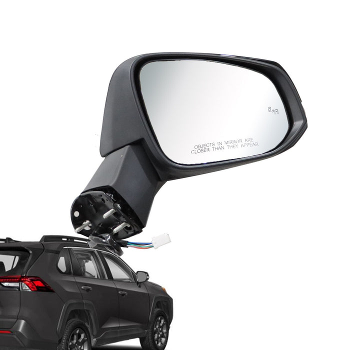 DURAFORCE 2019-2024 Toyota RAV4 Passenger Side Exterior Mirror Cap with BSD Signal