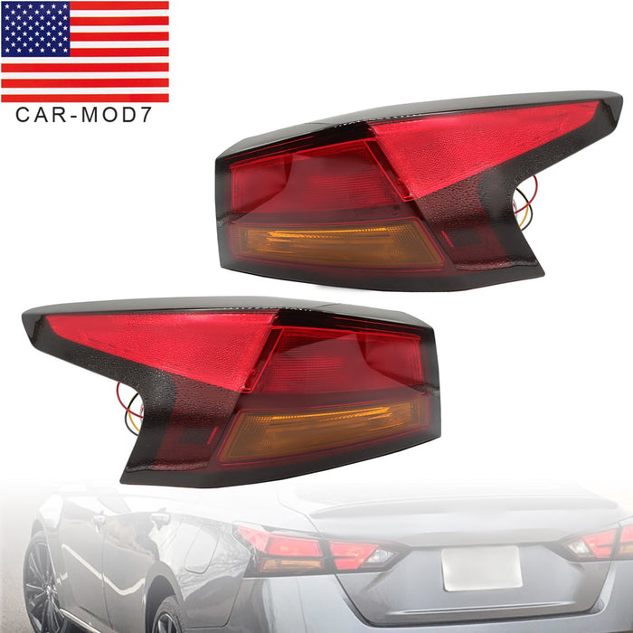 DURAFORCE 2019-2022 Nissan Altima Rear Tail Light Brake Lamps Outer Left & Right Pair