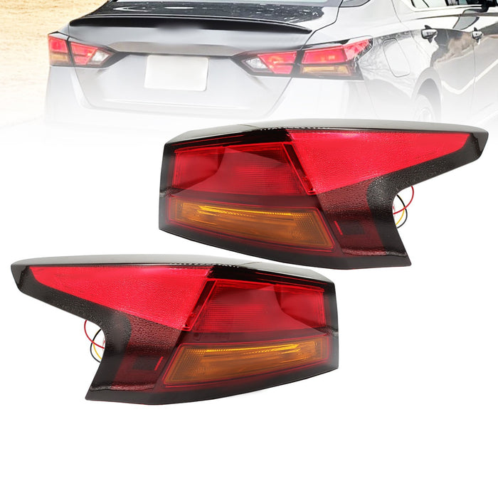 DURAFORCE 2019-2022 Nissan Altima Rear Tail Light Brake Lamps Outer Left & Right Pair