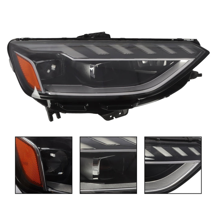 DURAFORCE 2020-2024 Audi A4 S4 2.0L 3.0L Passenger Side Headlight Assembly 8W0941034F