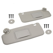 DURAFORCE Chevy Cruze 2011-2016 Gray Titanium Sun Visor Pair Left & Right with Mirror