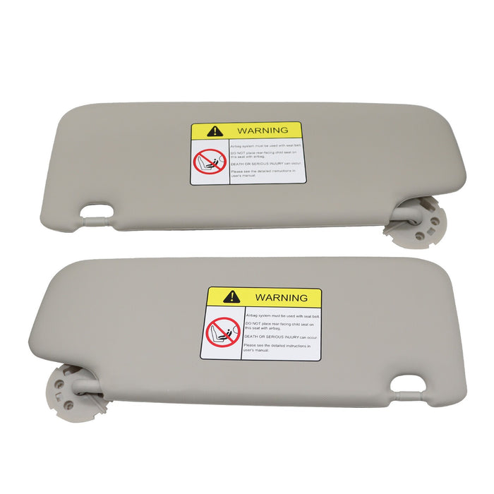 DURAFORCE Chevy Cruze 2011-2016 Gray Titanium Sun Visor Pair Left & Right with Mirror
