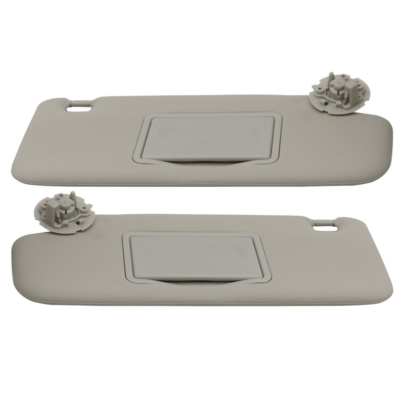 DURAFORCE Chevy Cruze 2011-2016 Gray Titanium Sun Visor Pair Left & Right with Mirror