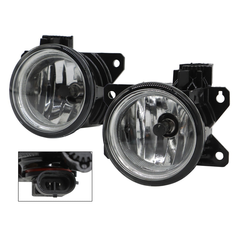 DURAFORCE 2019-2022 Honda HR-V Halogen Front Bumper Fog Lights with Bulbs & Switch