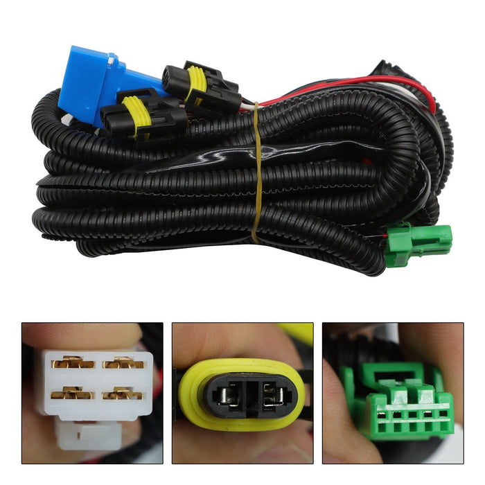 DURAFORCE 2019-2022 Honda HR-V Halogen Front Bumper Fog Lights with Bulbs & Switch