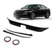 DURAFORCE 2022-2024 Honda Civic Gloss Black Front Bumper Grill Trim Cover Garnish
