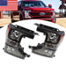 DURAFORCE 2020-2022 Ford F250 F350 SuperDuty Black Halogen Headlights Left & Right Side