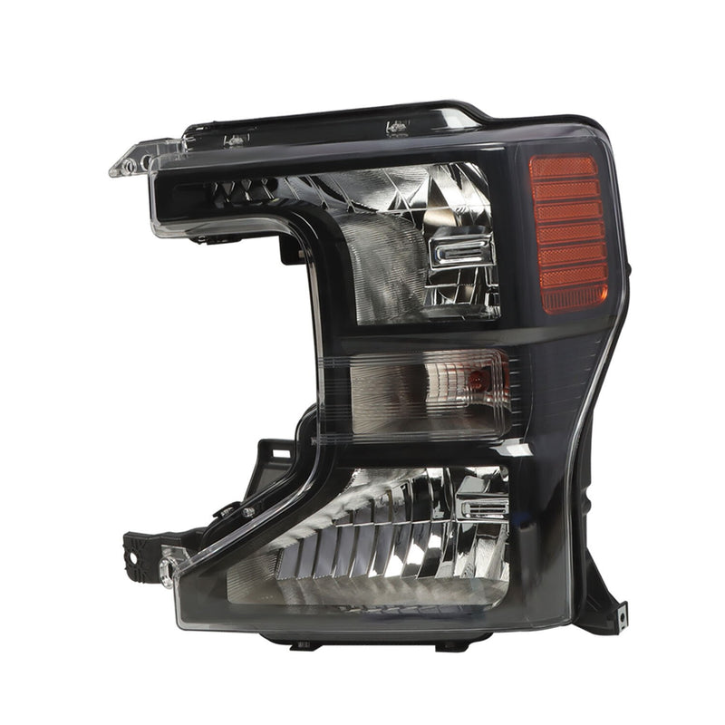 DURAFORCE 2020-2022 Ford F250 F350 SuperDuty Black Halogen Headlights Left & Right Side