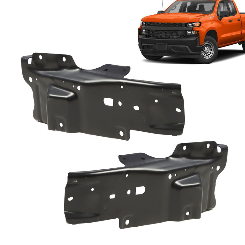 DURAFORCE 2019-2021 Silverado 1500 Front Bumper Bracket Black 84219064 84219063