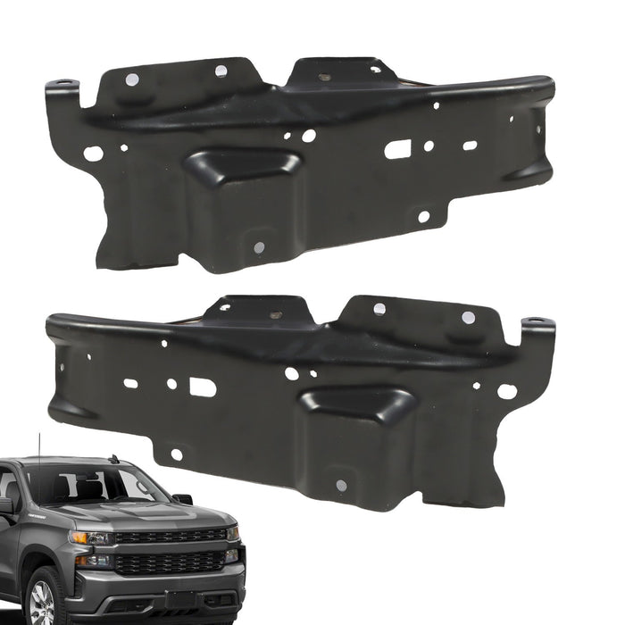DURAFORCE 2019-2021 Silverado 1500 Front Bumper Bracket Black 84219064 84219063