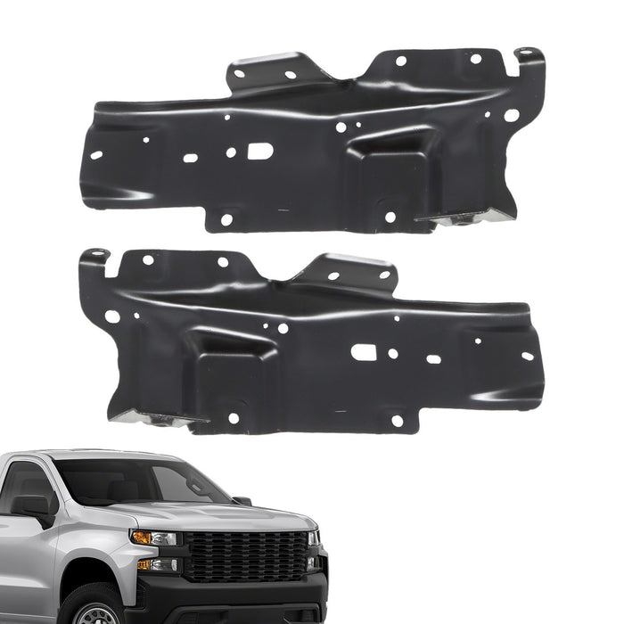 DURAFORCE 2019-2021 Silverado 1500 Front Bumper Bracket Black 84219064 84219063