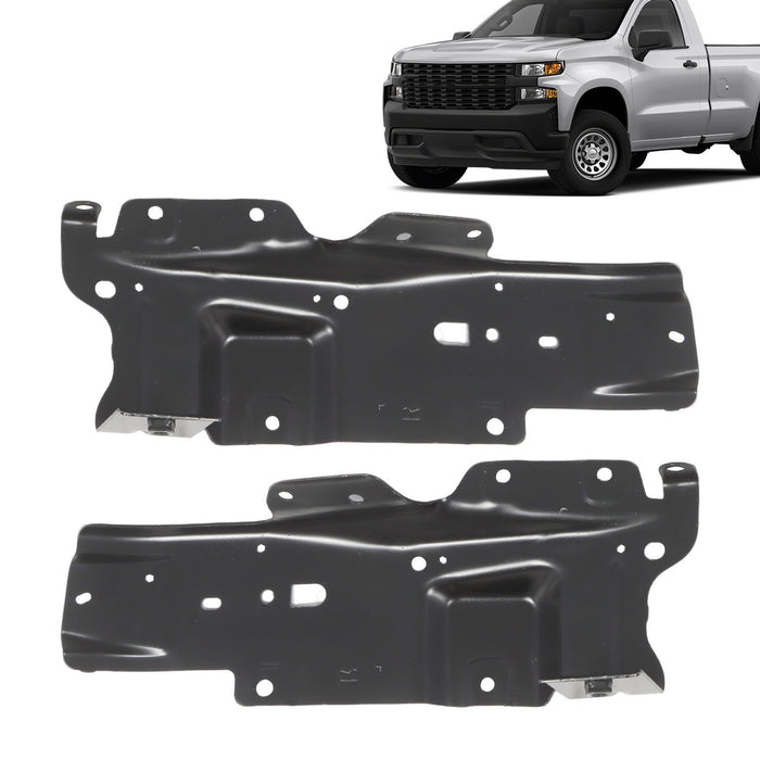 DURAFORCE 2019-2021 Silverado 1500 Front Bumper Bracket Black 84219064 84219063