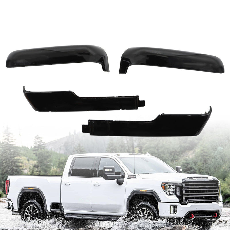 DURAFORCE Chevy Silverado GMC Sierra HD 2500-3500 Mirror Cover Caps 2020-2023