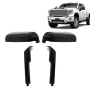 DURAFORCE Chevy Silverado GMC Sierra HD 2500-3500 Mirror Cover Caps 2020-2023
