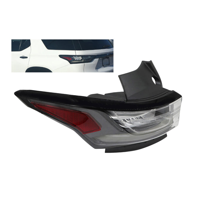 DURAFORCE 2018-2021 Chevy Traverse Driver Side LED Tail Light Outer LH w/ REDLINE