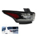 DURAFORCE 2018-2021 Chevy Traverse Driver Side LED Tail Light Outer LH w/ REDLINE