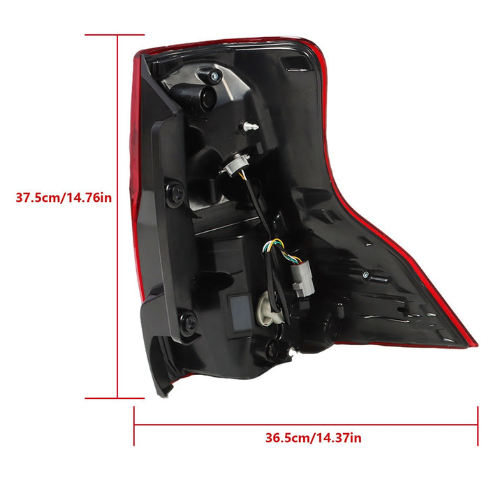 DURAFORCE 2017-2021 Lexus GX460 Right & Left Tail Lights Sport Design Package