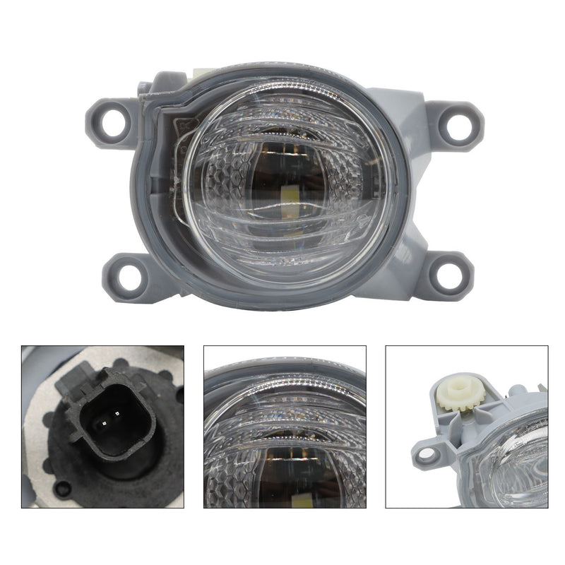 DURAFORCE 2019-2024 Toyota RAV4 LED Fog Light Assembly with Wiring & Switch Pair