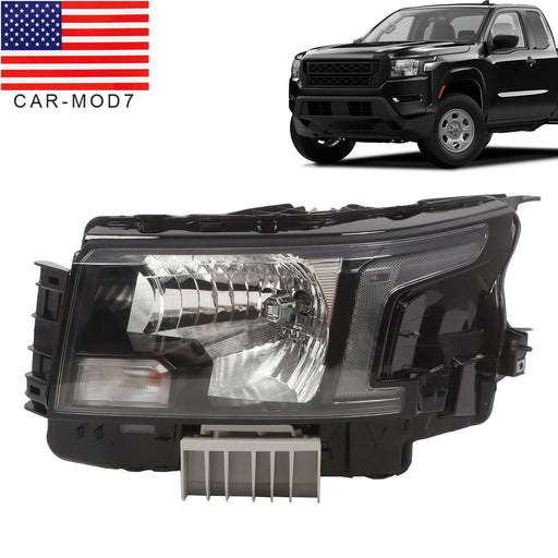DURAFORCE 2022-2023 Nissan Frontier Left Halogen Headlight with Bulbs Replacement