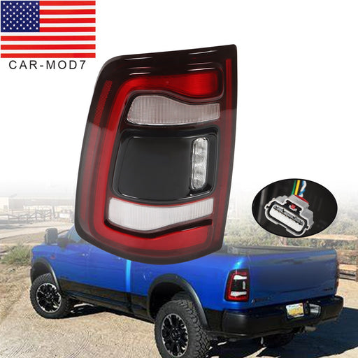 DURAFORCE 2019-2023 Dodge Ram 2500 3500 Driver Side Black LED Tail Light w/ Blind Spot