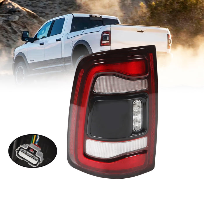 DURAFORCE 2019-2023 Dodge Ram 2500 3500 Driver Side Black LED Tail Light w/ Blind Spot