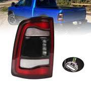 DURAFORCE 2019-2023 Dodge Ram 2500 3500 Driver Side Black LED Tail Light w/ Blind Spot