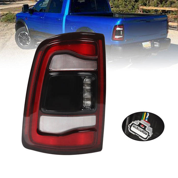 DURAFORCE 2019-2023 Dodge Ram 2500 3500 Driver Side Black LED Tail Light w/ Blind Spot