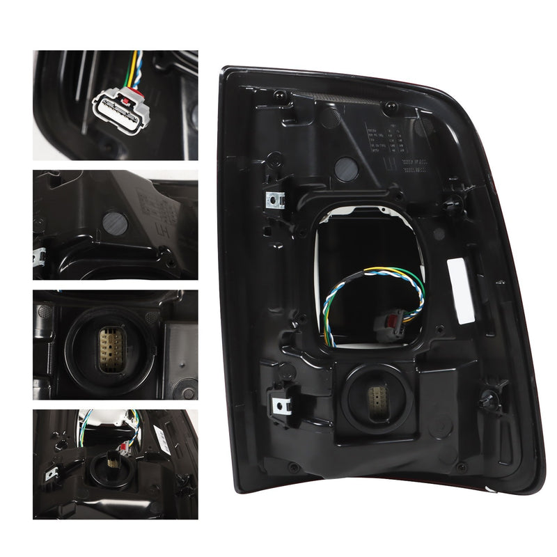 DURAFORCE 2019-2023 Dodge Ram 2500 3500 Driver Side Black LED Tail Light w/ Blind Spot