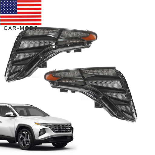 DURAFORCE 2022-2023 Hyundai Tucson LED DRL Headlights Left & Right Daytime Running Lights