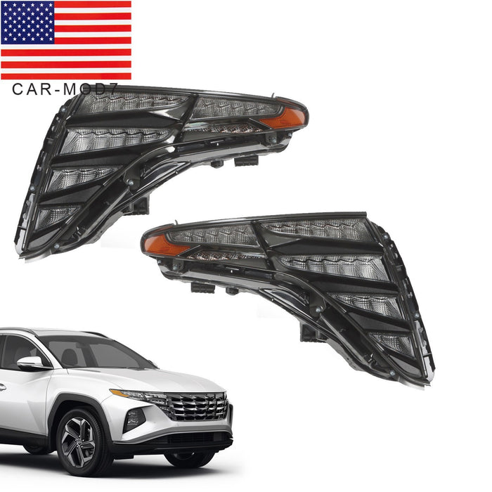 DURAFORCE 2022-2023 Hyundai Tucson LED DRL Headlights Left & Right Daytime Running Lights