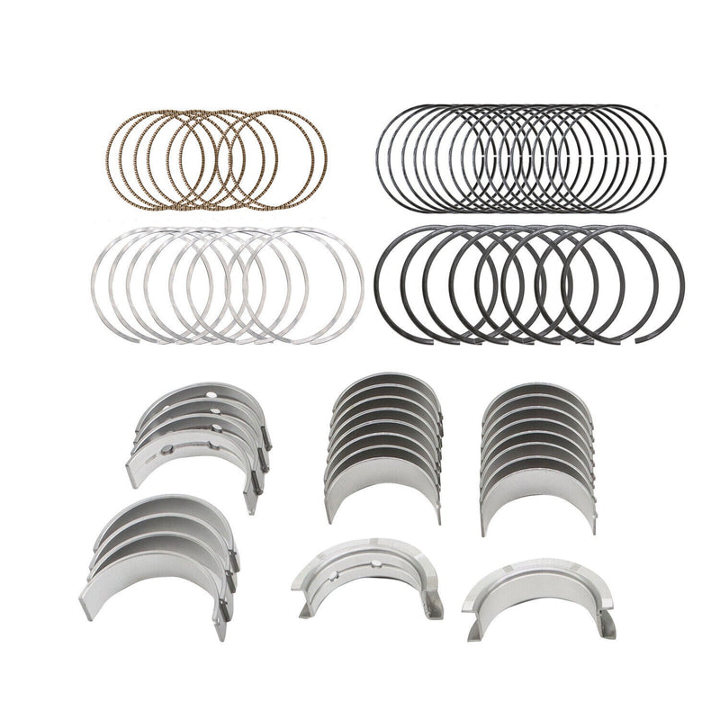DURAFORCE Chevy GMC LS Gen III IV 4.8L 5.3L Main Rod Bearings & Piston Rings Kit