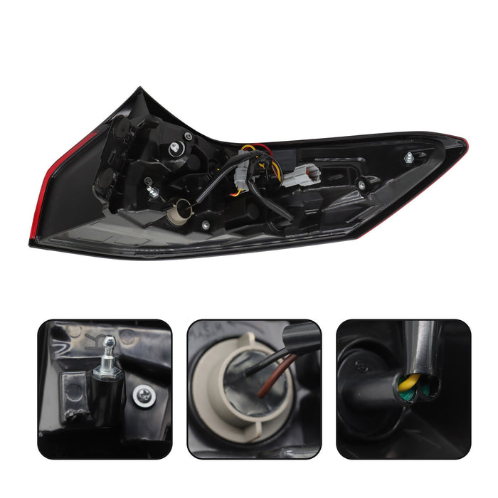 DURAFORCE 2021-2024 Nissan Rogue Left Outer LED Tail Light Brake Rear Lamp Driver Side