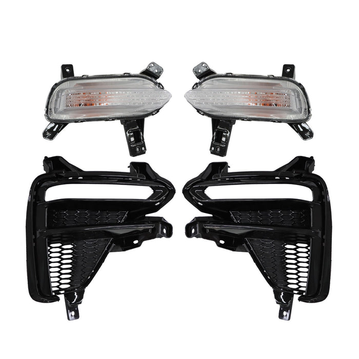 DURAFORCE 2019-2020 Kia Forte Front Bumper Fog Lights Both Sides L+R Driver & Passenger