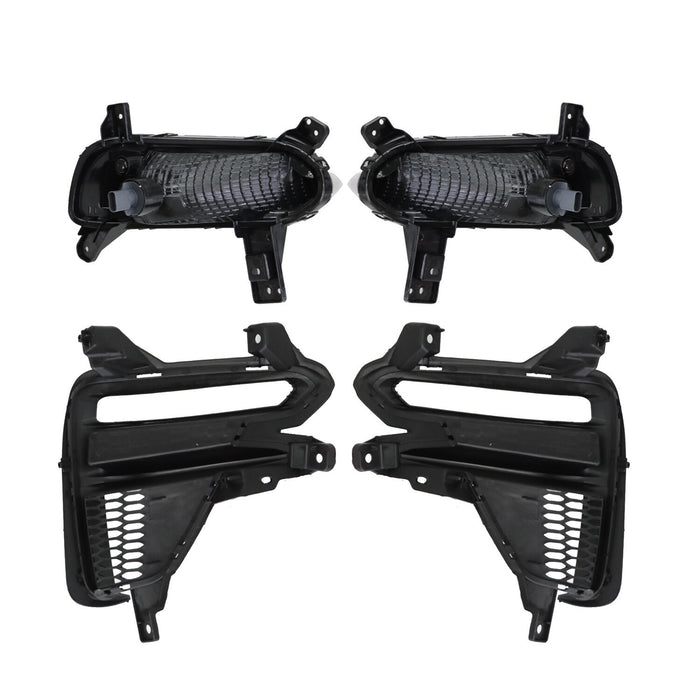 DURAFORCE 2019-2020 Kia Forte Front Bumper Fog Lights Both Sides L+R Driver & Passenger