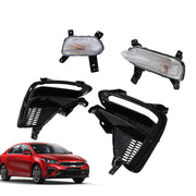 DURAFORCE 2019-2020 Kia Forte Front Bumper Fog Lights Both Sides L+R Driver & Passenger