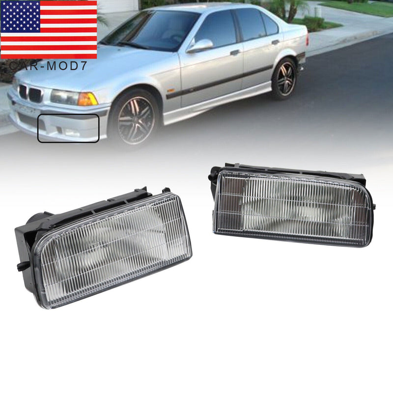 DURAFORCE BMW E36 92-98 M3 318 325 Front Bumper Driving Fog Lights Replacement