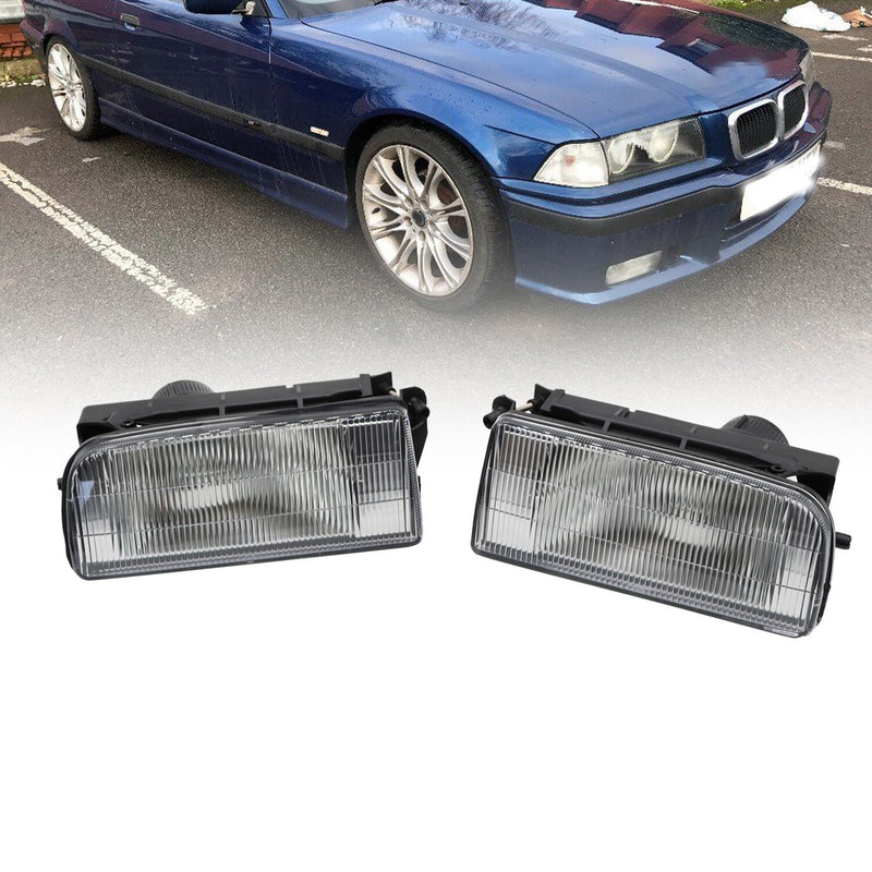 DURAFORCE BMW E36 92-98 M3 318 325 Front Bumper Driving Fog Lights Replacement
