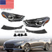 DURAFORCE 2018-2019 Hyundai Sonata Halogen Headlight Assembly Pair Left & Right with Bulbs