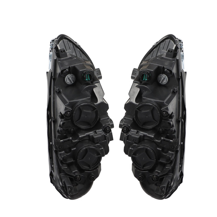 DURAFORCE 2018-2019 Hyundai Sonata Halogen Headlight Assembly Pair Left & Right with Bulbs