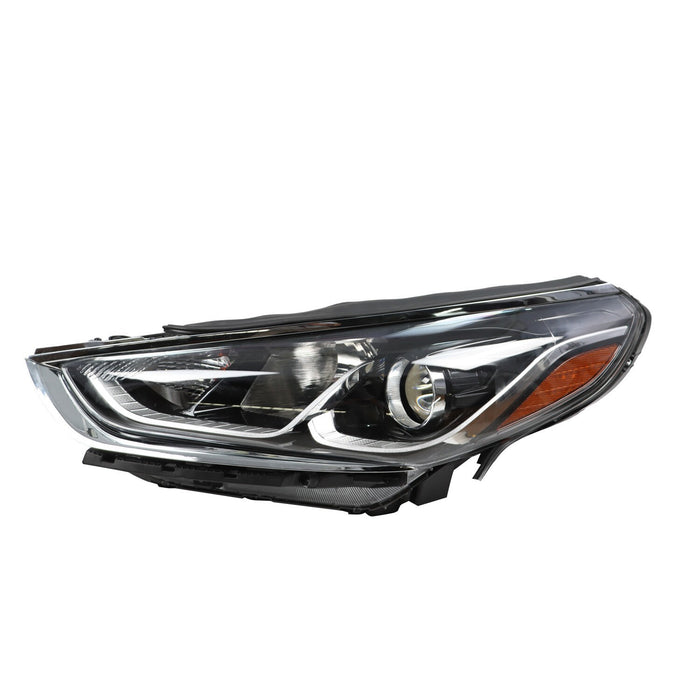 DURAFORCE 2018-2019 Hyundai Sonata Halogen Headlight Assembly Pair Left & Right with Bulbs