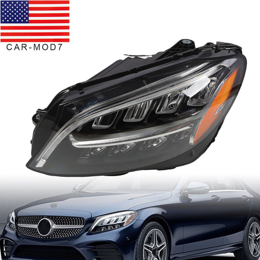 DURAFORCE 2019-2021 Mercedes-Benz C300 C43 W205 Left LED Headlight Driver Side LH