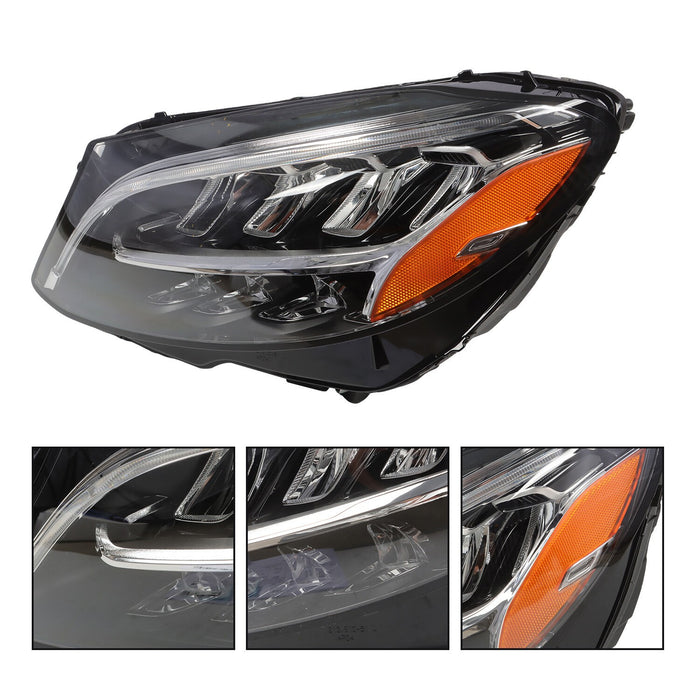 DURAFORCE 2019-2021 Mercedes-Benz C300 C43 W205 Left LED Headlight Driver Side LH