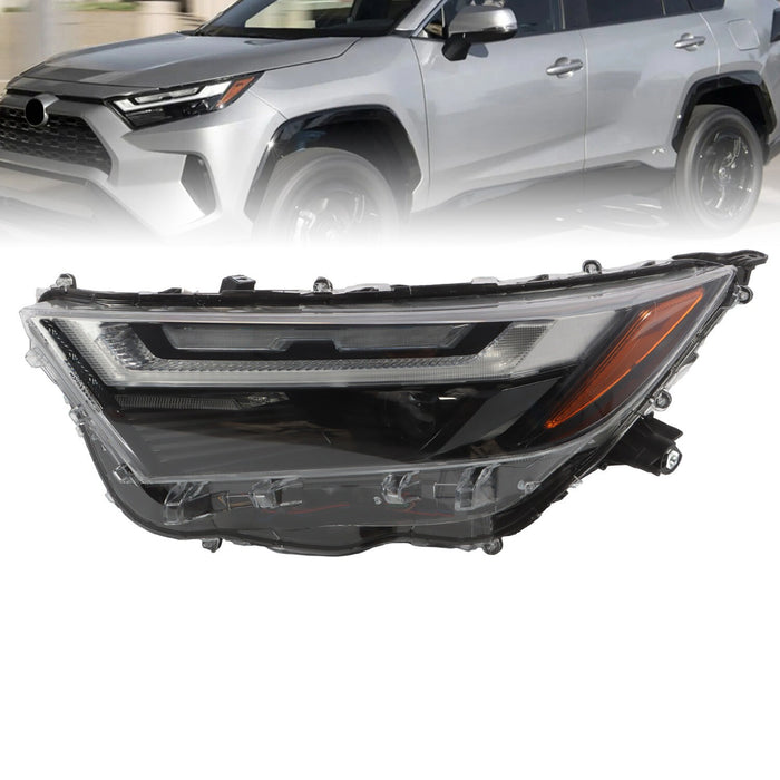 DURAFORCE 2022-2024 Toyota RAV4 Left Full LED Headlight Assembly Replacement