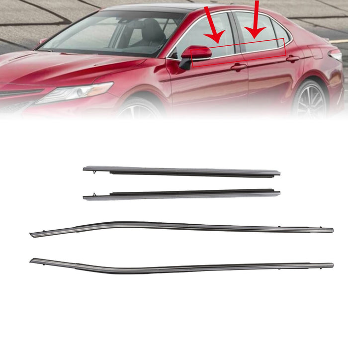 DURAFORCE 2018-2023 Toyota Camry Chrome Door Belt Molding Trim Left & Right Side US
