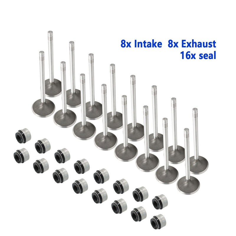 DURAFORCE Audi A3 A5 TT Q3 Q5 Engine Intake & Exhaust Valves Kit 06D109611T Set