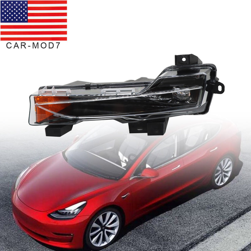 DURAFORCE 2017-2023 Tesla Model 3/Y Left Front Driver Side Dark Fog Light Lamp