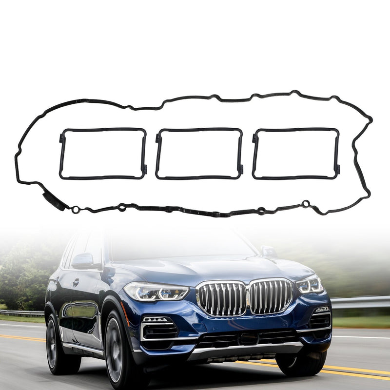 DURAFORCE BMW N55B30 Valve Cover Gasket Set for X5 335i 535i 135i 640i E70 F11 3.0L Turbo