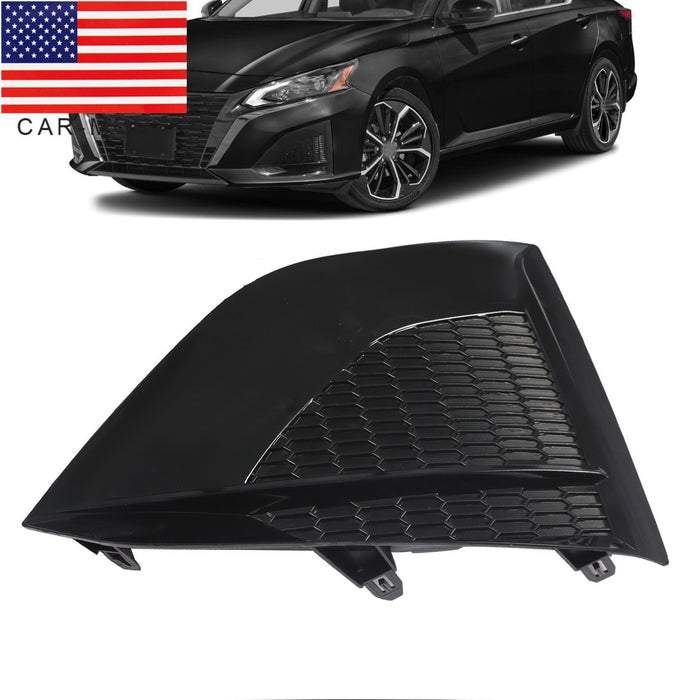 DURAFORCE 2023-2024 Nissan Altima Left Front Fog Light Cover Gloss Black LH