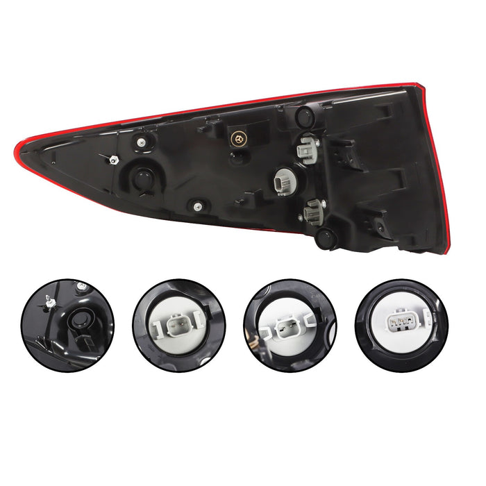 DURAFORCE 2018-2024 Honda Odyssey Right Passenger Outer Tail Light with Bulbs